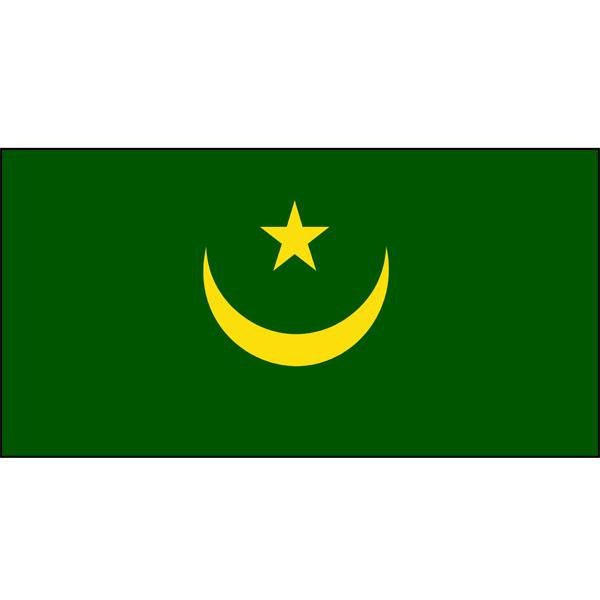 Mauritania Flag 1800 x 900mm