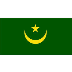 Mauritania Flag 1800 x 900mm