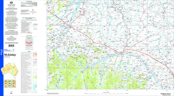 Mckinlay SF54-07 Topographic Map 1:250k
