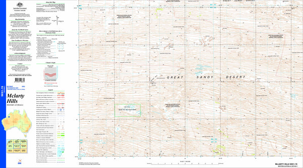 McLarty Hills SE51-15 1:250k Topographic Map