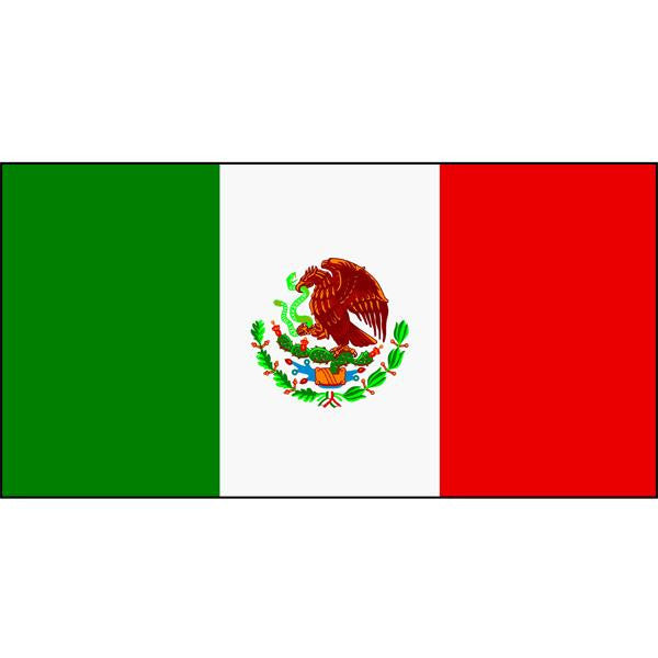 Mexico Flag 1800 x 900mm