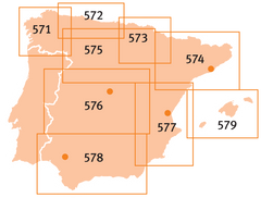 Spain North West - Galicia Michelin Map 571