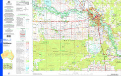 Mildura SI54-11 Topographic Map 1:250k