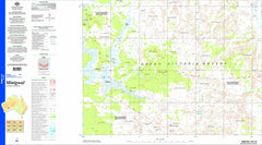Minigwal SH51-07 1:250k Topographic Map 