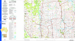 Moora SH50-10 1:250k Topographic Map