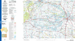Moree SH55-08 Topographic Map 1:250k