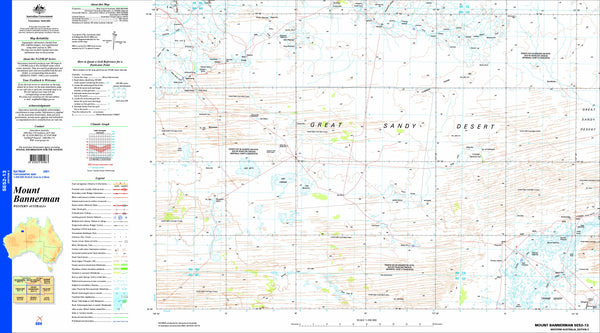 Mount Bannerman SE52-13 1:250k Topographic Map