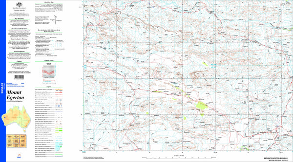 Mount Egerton SG50-03 1:250k Topographic Map