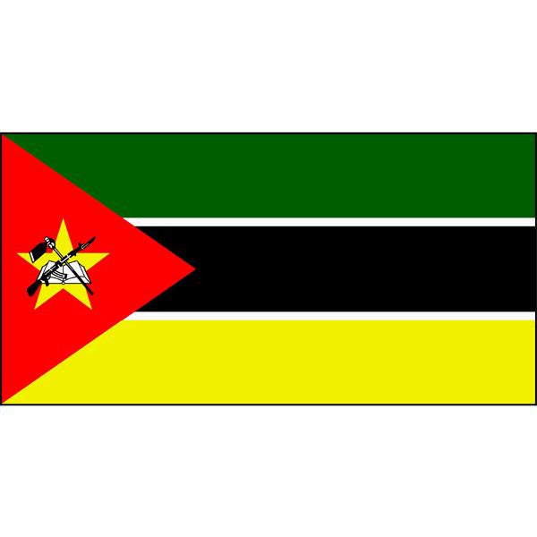 Mozambique Flag 1800 x 900mm