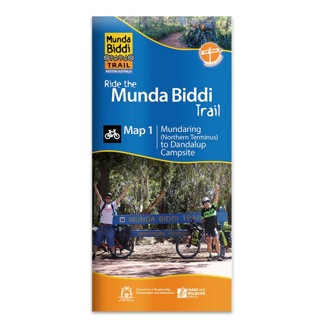 Munda Biddi Trail Map 1 – Mundaring to Dandalup Campsite