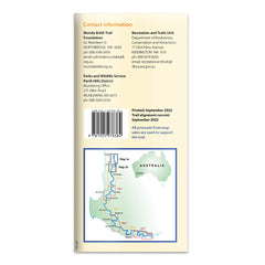 Munda Biddi Trail Map 5- Harvey - Waistecote Road to Shannon River