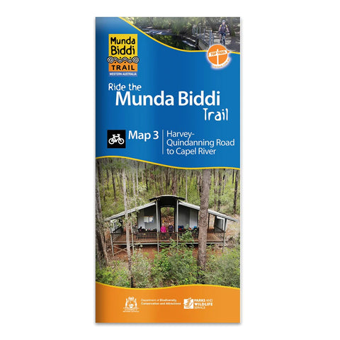 Munda Biddi Trail Map 3 – Harvey - Quindanning Road to Capel River