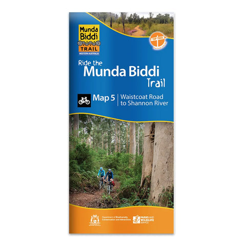 Munda Biddi Trail Map 5 – Waistecote Road to Shannon River
