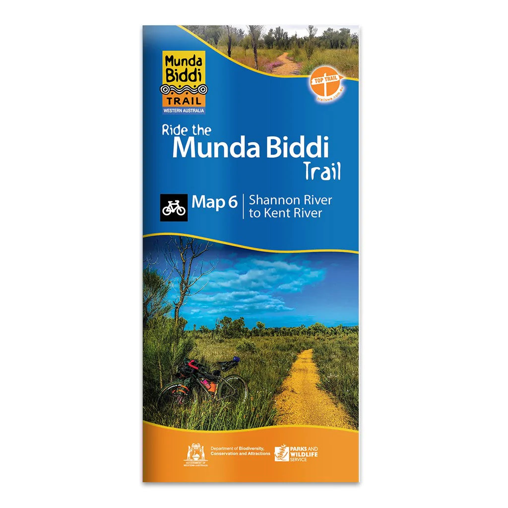 Munda Biddi Trail Map 6 – Shannon River to Kent | Mapworld