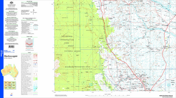 Murloocoppie SH53-02 Topographic Map 1:250k