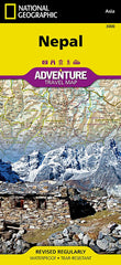 Nepal National Geographic Folded Map