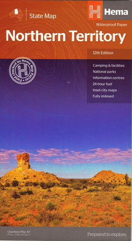 Northern Territory Hema State Map – 12th Edition