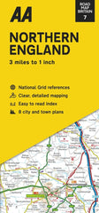 Northern England AA Road Map 7