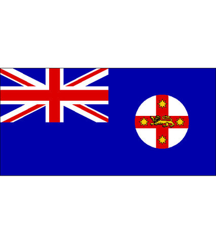 New South Wales State Flag (knitted) 900 x 450mm