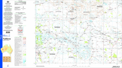 Nabberu SG51-05 1:250k Topographic Map