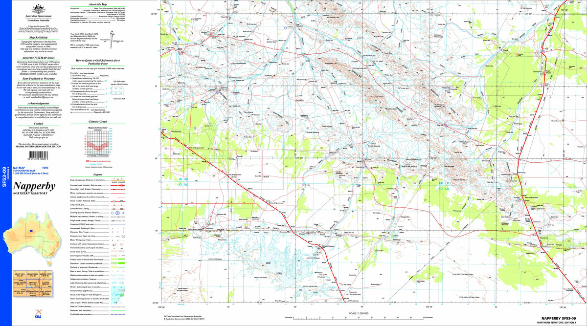 Dookie Map Australia 1:250k Geoscience Topographic Maps | Shop Mapworld (page 22)