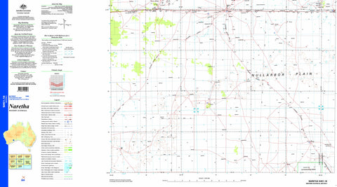 Naretha SH51-16 1:250k Topographic Map