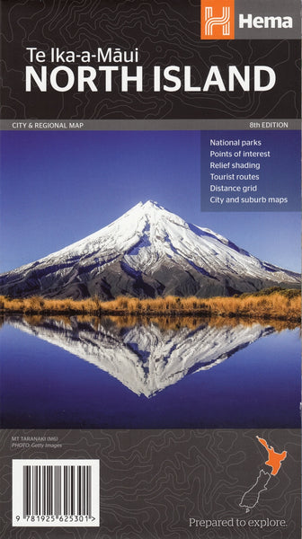 New Zealand North Island Hema Map 8th Edition