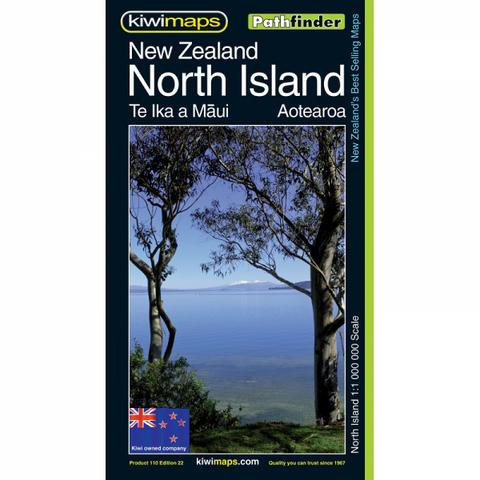 New Zealand North Island Kiwimaps Folded Map