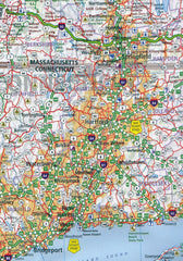 New England Hallwag USA Map