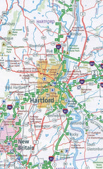 New England Hallwag USA Map