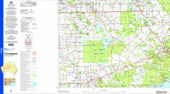 Newdegate SI50-08 1:250k Topographic Map 