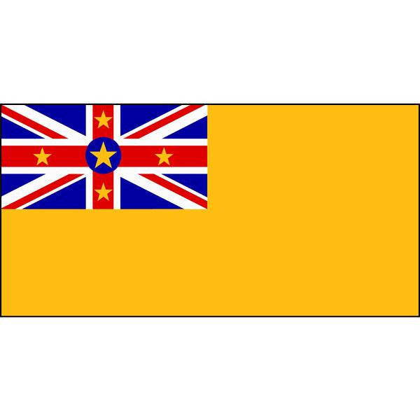 Niue Flag 1800 x 900mm