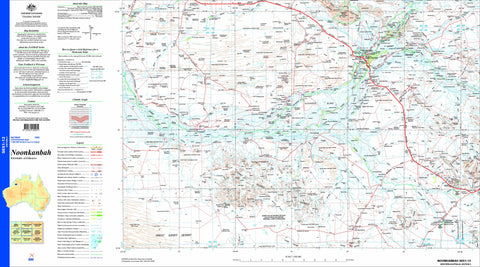 Noonkanbah SE51-12 1:250k Topographic Map