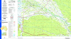 Normanton SE54-07 Topographic Map 1:250k