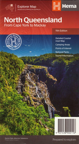 Hema North Queensland Regional Map – 11th Edition