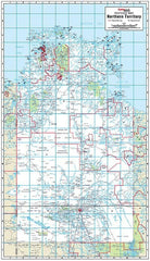 Northern Territory Postcode Laminated Map 600 x 1036mm