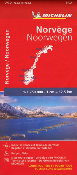 Norway Michelin Map 752