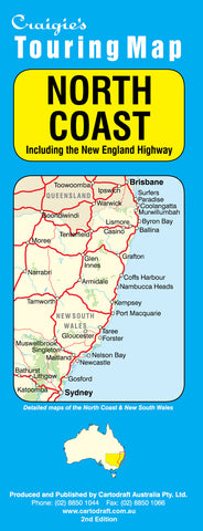 North Coast Craigies Map