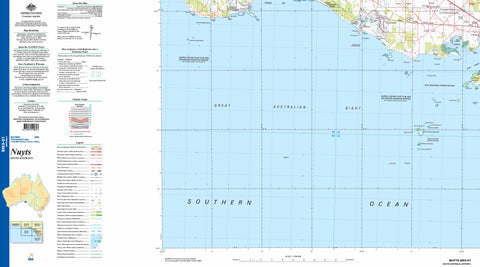 Nuyts SI53-01 Topographic Map 1:250k