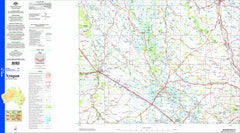 Nyngan SH55-15 Topographic Map 1:250k