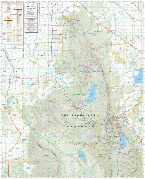 Northern Grampians (VIC) Topographic Map | Shop Mapworld
