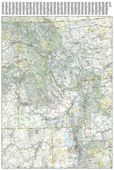 Pacific North West National Geographic Folded Map