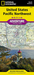 Pacific North West National Geographic Folded Map