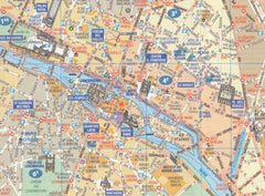 Paris Michelin 52 Tourism Map