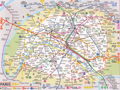 Paris Michelin 54 Street Map