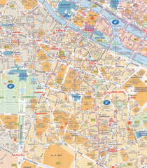 Paris Michelin 54 Street Map