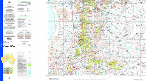 Parachilna SH54-13 Topographic Map 1:250k