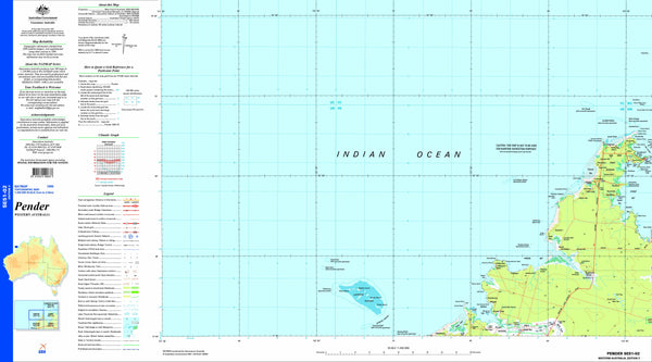 Pender SE51-02 1:250k Topographic Map