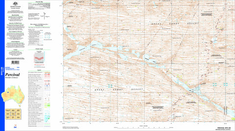 Percival SF51-08 1:250k Topographic Map