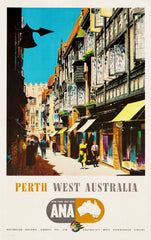 TRAVEL POSTER - Perth Vintage Poster